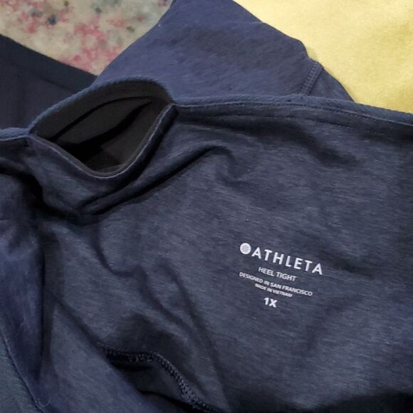 Athleta Heel Tight in Heathered Navy Blue Size 1X - Picture 13 of 14